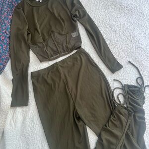 Love Olive Ribbed Top